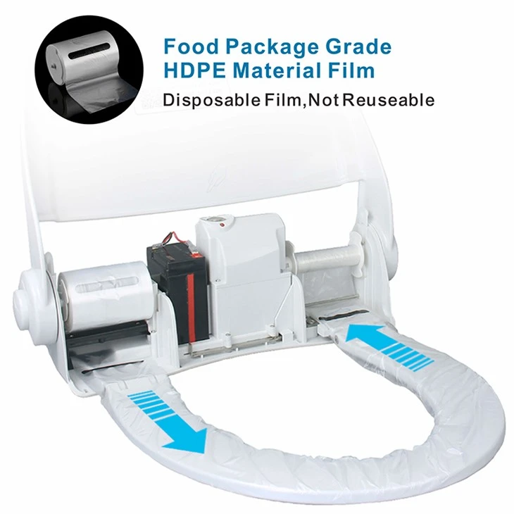 Automatic Clean Toilet Seat Electric | Smart Sanitary Sensor Hygiene Toilet Disposable Film Covers NS220C